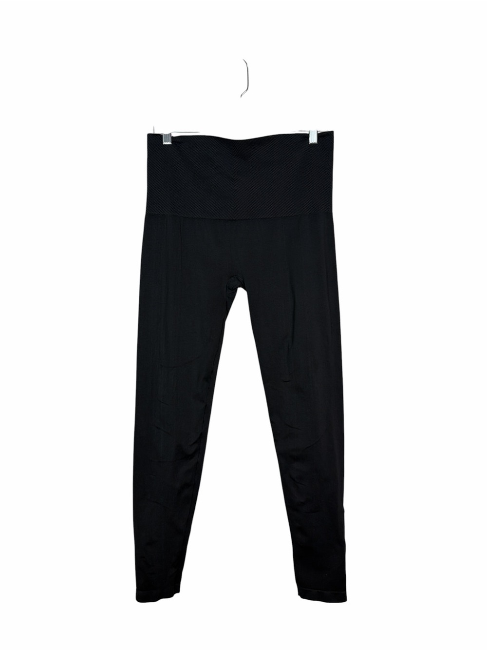 ASSETS by Spanx Black Shaping Leggings 1X High Waist Compression Tummy Control